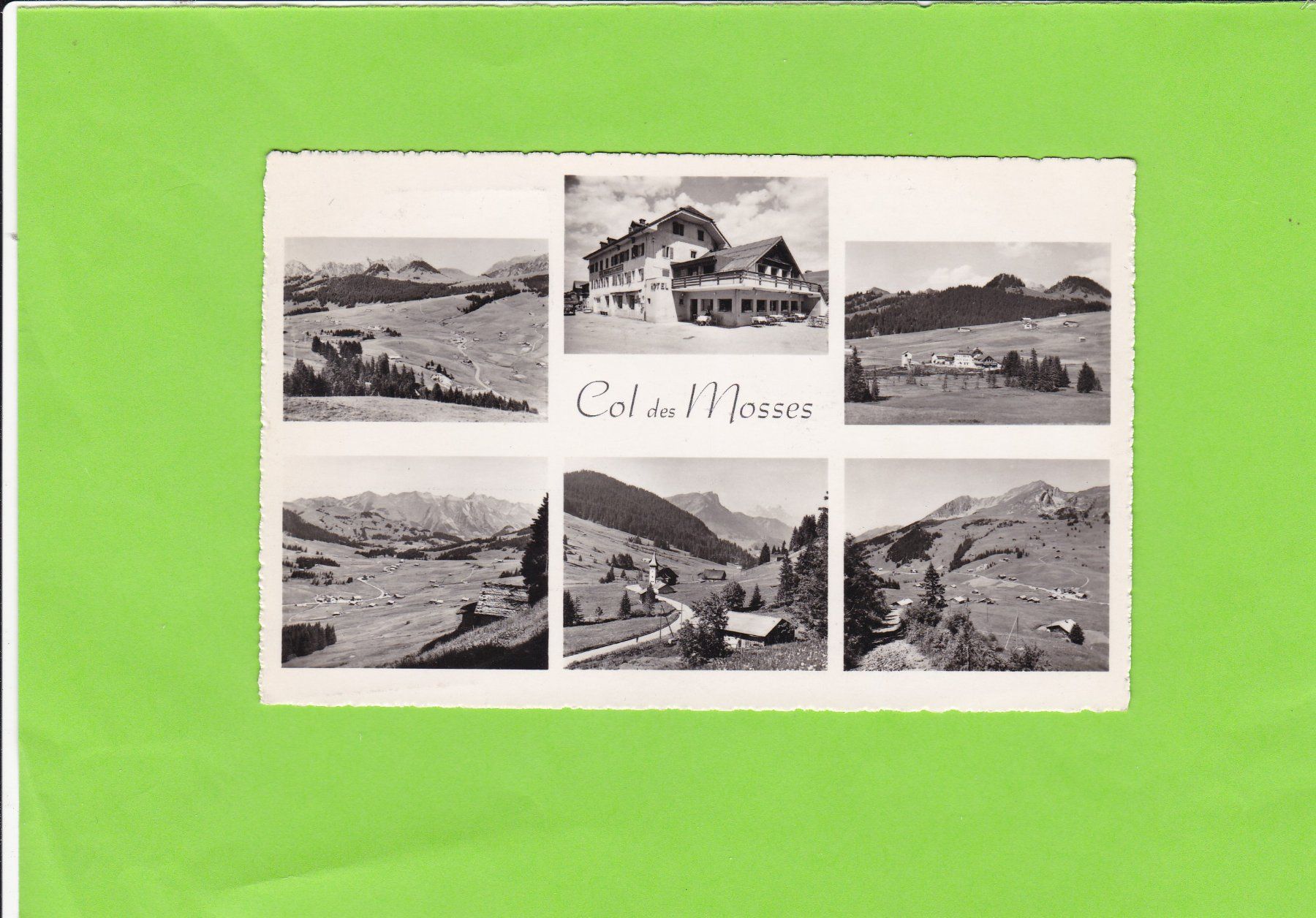 Cartoline postali: Col des Mosses – Usato da St. Peterzell venduto da neckertal