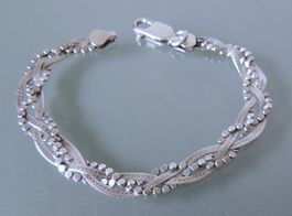 Silber 925 Armband 19 cm / 7 mm