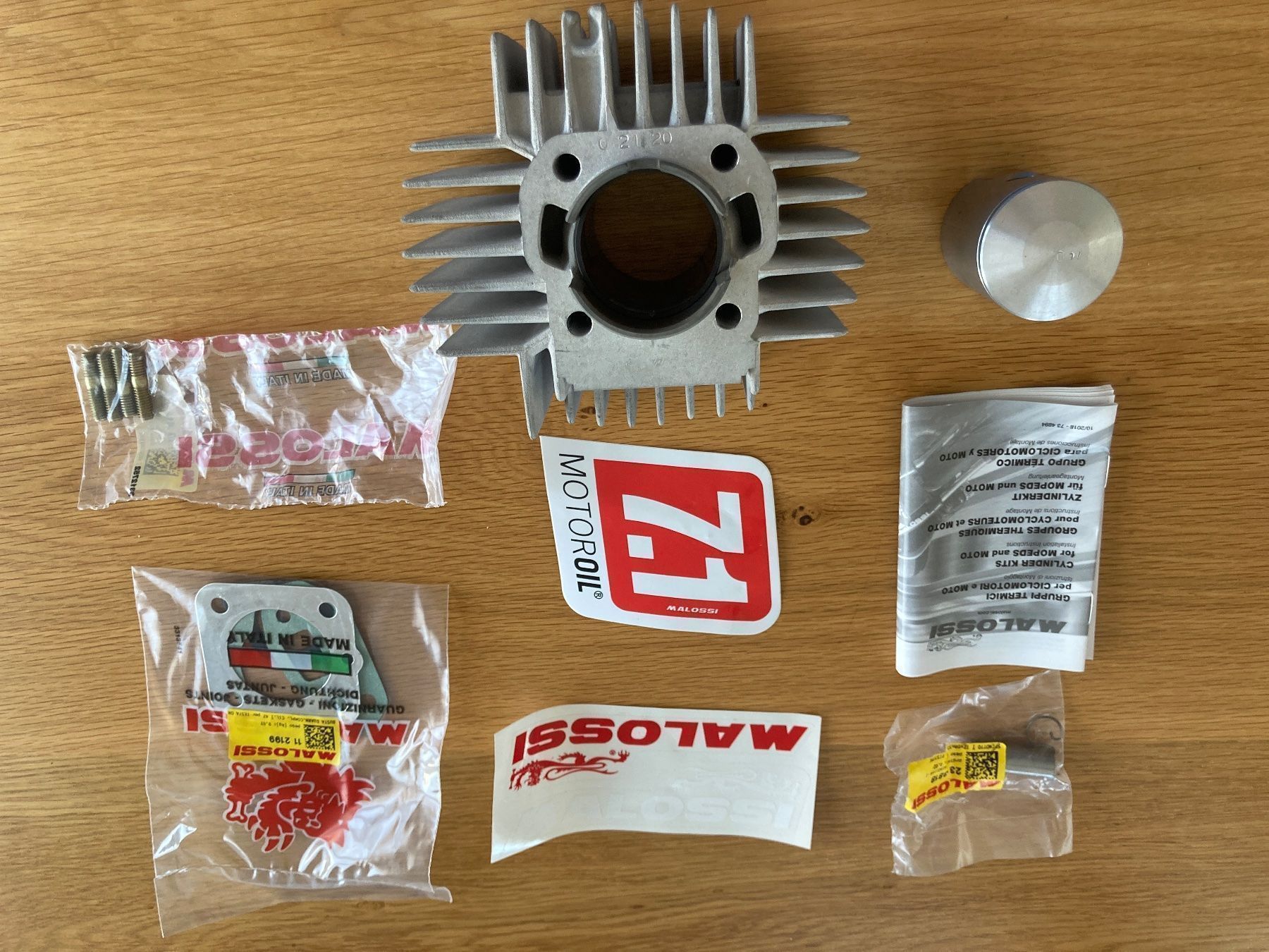 Puch Parti ricambio per ciclomotori: Zylinderkit Malossi 42mm Puch E50 / Z50 neu – Nuovo e nell'imballaggio originale da Oberriet SG venduto da olli20 2