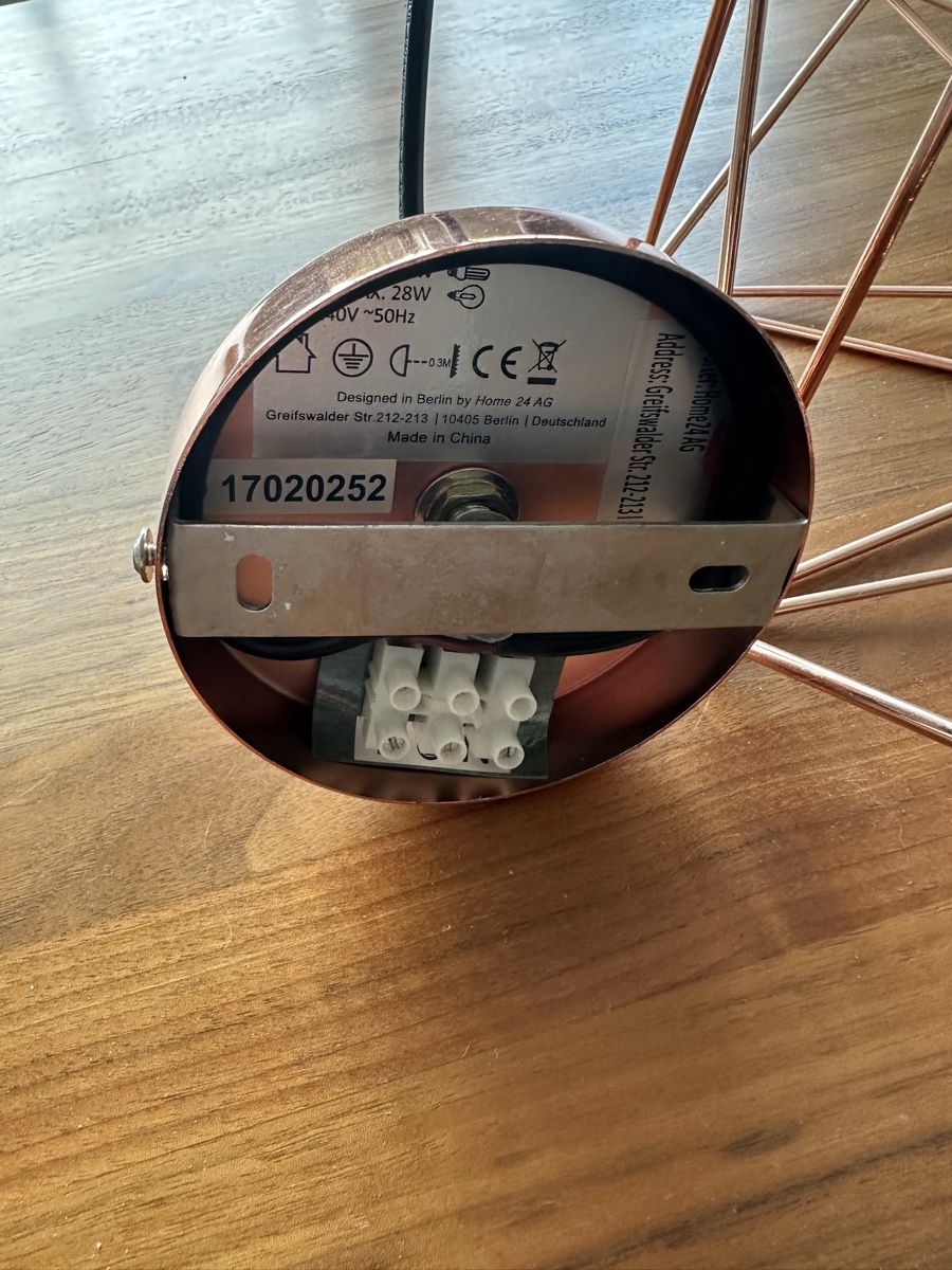 Lampadari & plafoniere: Hängeleuchte Drahtgitter, Diamantdesign, E27, gebraucht – Usato da St. Gallen venduto da lelibehli 5