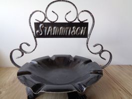 ORIGINAL STAMMTISCH ASCHENBECHER EISEN SCHMIEDEEISEN