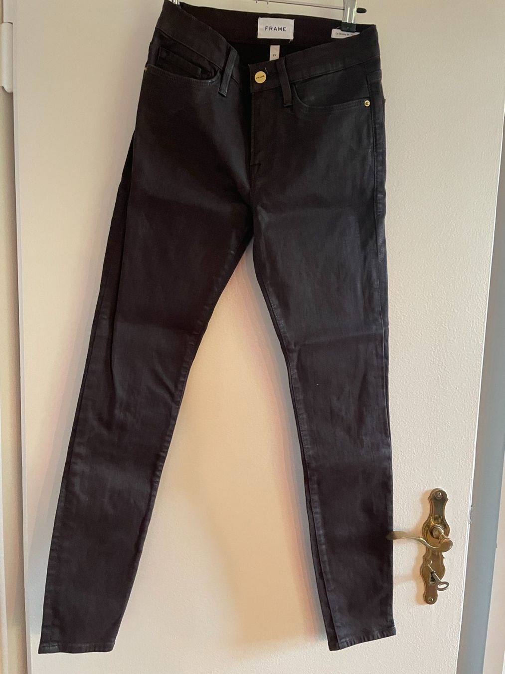 Jeans: Frame coated Skinny Jeans – Usato da Meilen venduto da Marielle79