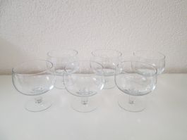 6 Fussschalen - Dessertschalen