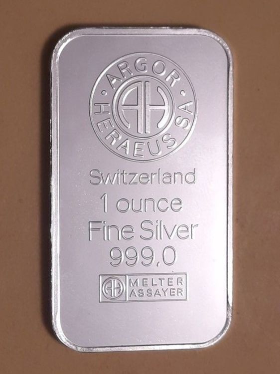 1 Unze Silber Argor Heraeus 9990 Viel Glück Kaufen Auf Ricardo 