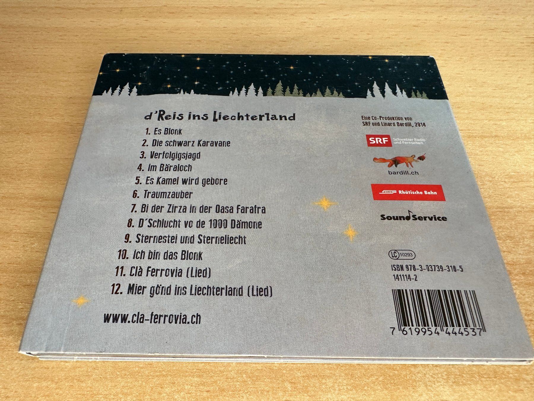 CDs: Linard Bardill - Cla Ferrovia – Gebraucht aus Rikon im Tösstal von Alpenmutz 1