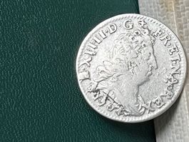 Historische Silbermünze Frankreich 1704 Ludwig XVI