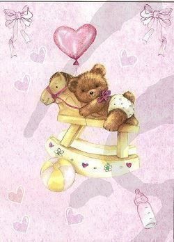 Kit bricolage: 3D Schnittbogen Baby auf Schaukelpferd – Nuovo (secondo la descrizione) da Schlatt TG venduto da kreativ-atelier 1