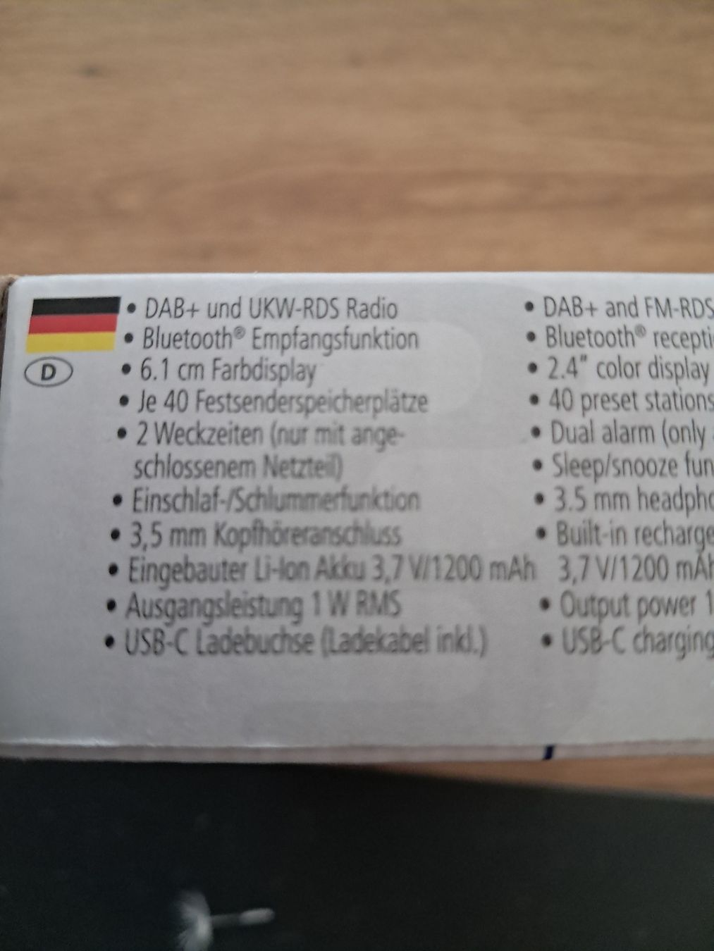 Radio: radio orginal verpackt,nie gebraucht,Neu – Nuovo (secondo la descrizione) da Einsiedeln venduto da Biberchrouser76 1