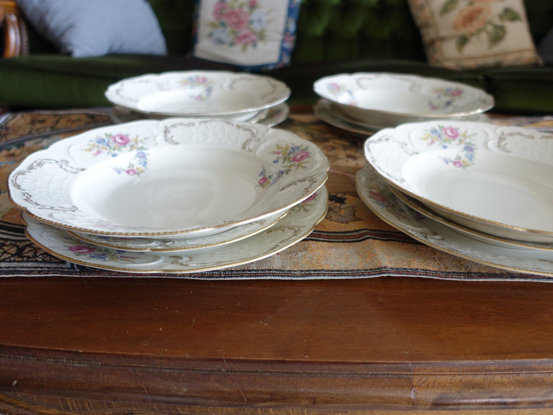 Rosenthal Piatti: Vintage Rosenthal Teller-Set Sanssouci – Usato da Glattfelden venduto da tdlubek 5