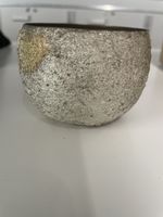 Teelichthalter Silber Metall Deko Ø 8 cm