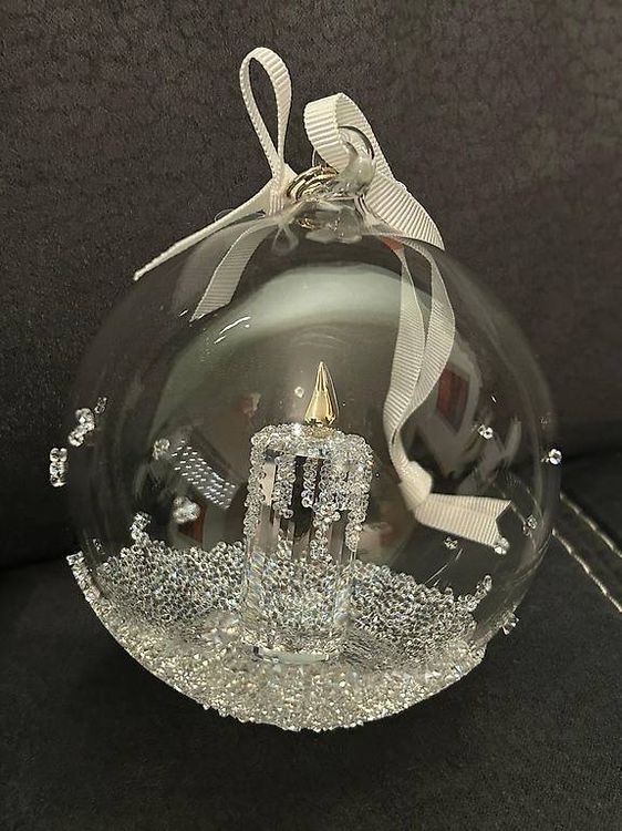 Kerze Mit Schmuck Swarovski
