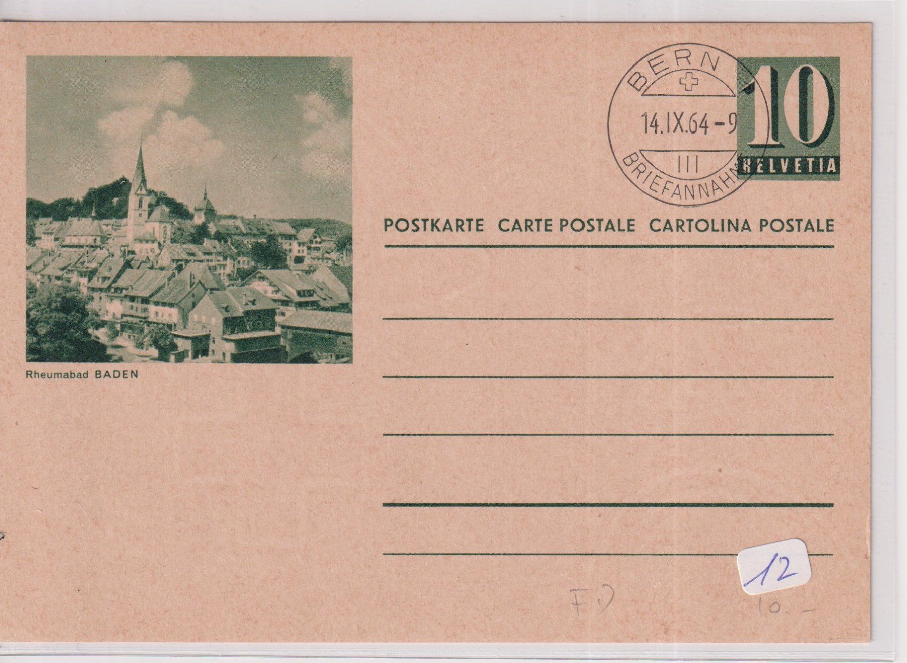 Tous les timbres: PP4) 3 Postkarten,  sehe Scan – D'occasion à Claro par Chanty7 1