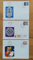 3 Briefe FDC Dauermarken 24.8.1978 Papieränderung