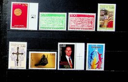 ANDORRE FRANCE TIMBRES NEUFS** 1996-1997. COTE 12.20 € /T252