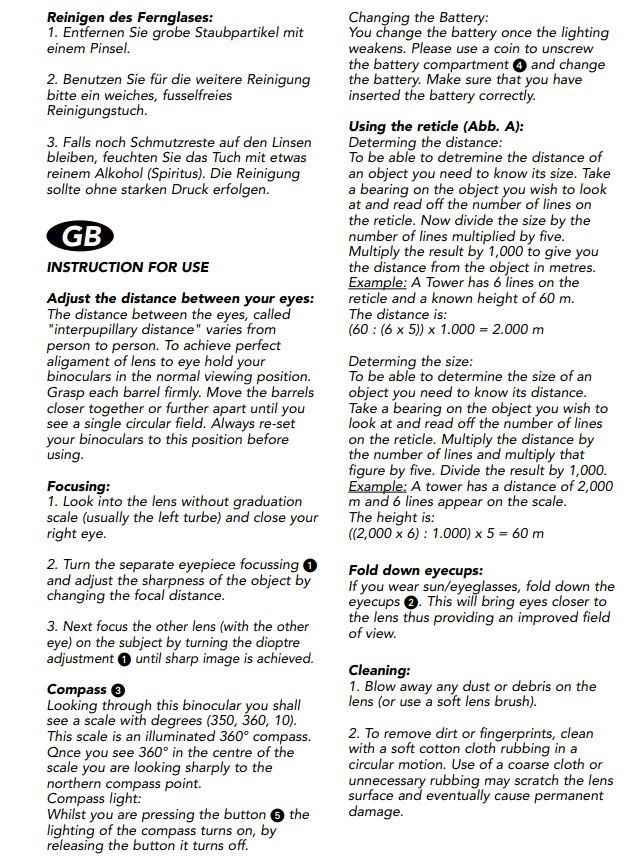Binocoli: Fernglas Binocom Compass 7x50 von Bresser – Usato da Brügg BE venduto da POU-BELLE 9