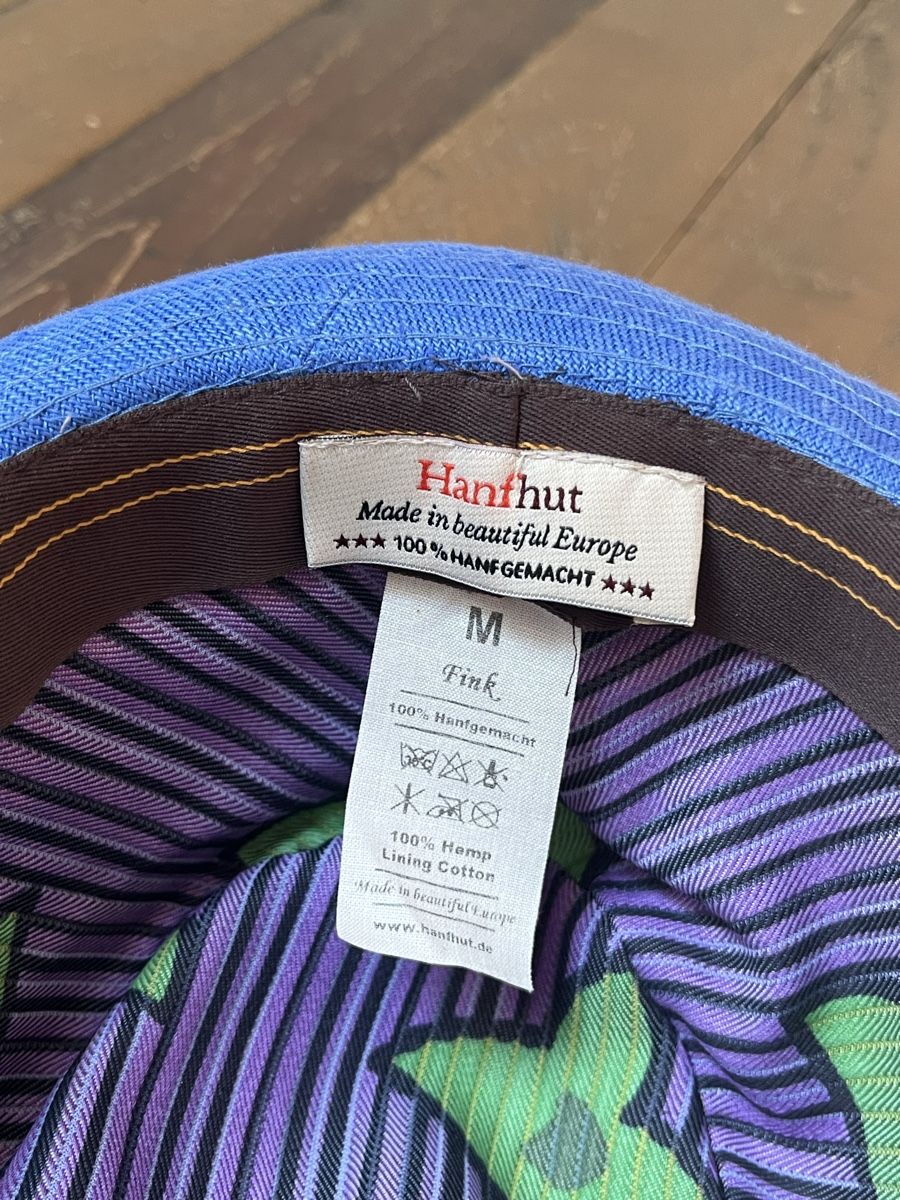 Hüte, Mützen & Caps: Hanfhut blau - Grösse M – Gebraucht aus Worb von alfiie824 1