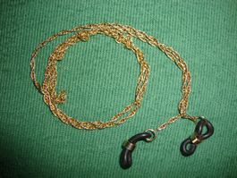 Brillenkette, goldfarben
