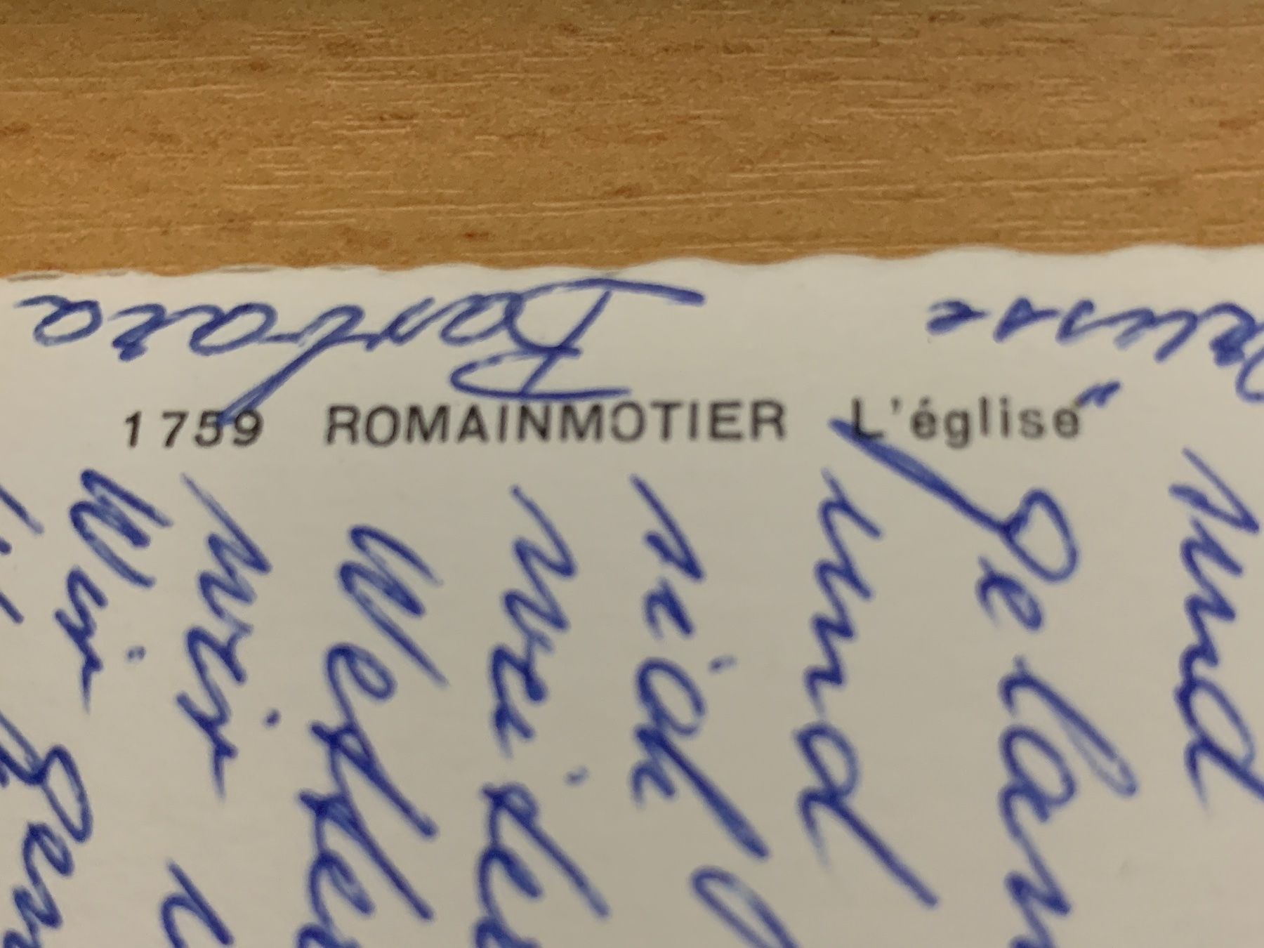 Cartoline postali: ANTIKE ANSICHTSKARTE ROMAINMOTIER KIRCHE********* – Usato da Ibach venduto da lisch3 2