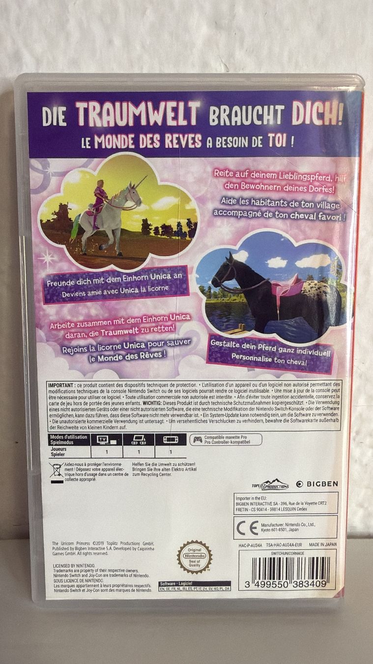 Spiele: Nintendo Switch The Unicorn Princess  – Gebraucht aus Ehrendingen von lax21 1