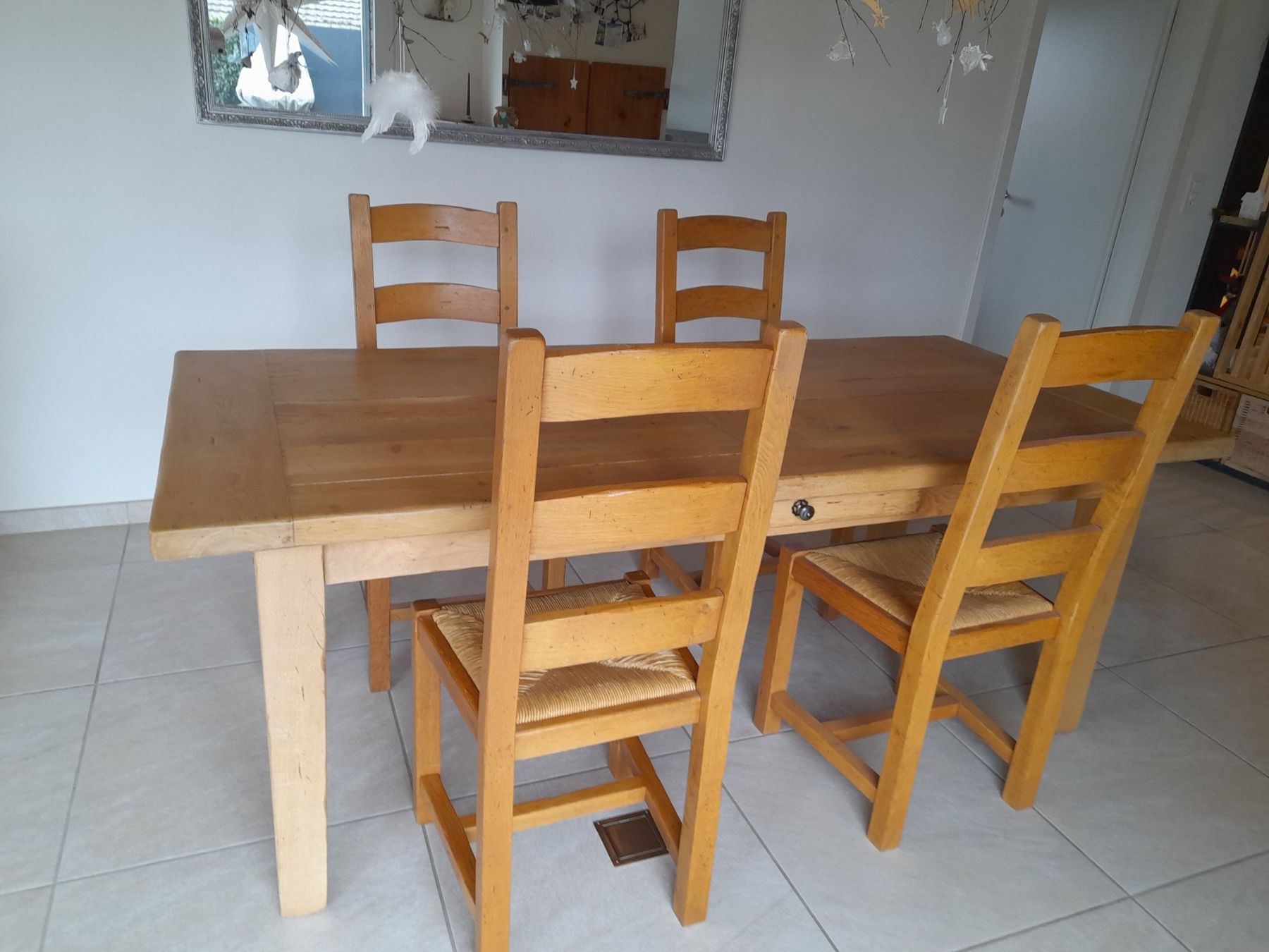 Tavoli: Table de salle à manger en bois massif – Usato da Cheyres venduto da asn_6nlj 2