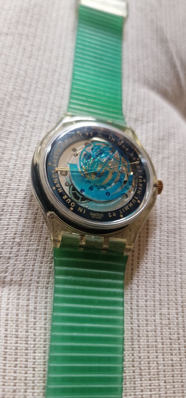 Swatch Smartwatch: Swatch Earth Summit '92 Automatic – Gebraucht aus Romanshorn von REALJessiB 1