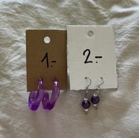 Lot de boucles d’oreille 💜