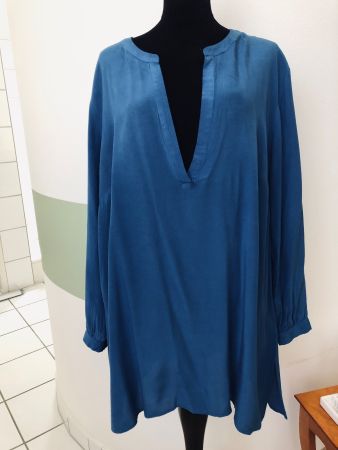 Trendige Tunika  in Blau, Grösse 46 von Alba Moda