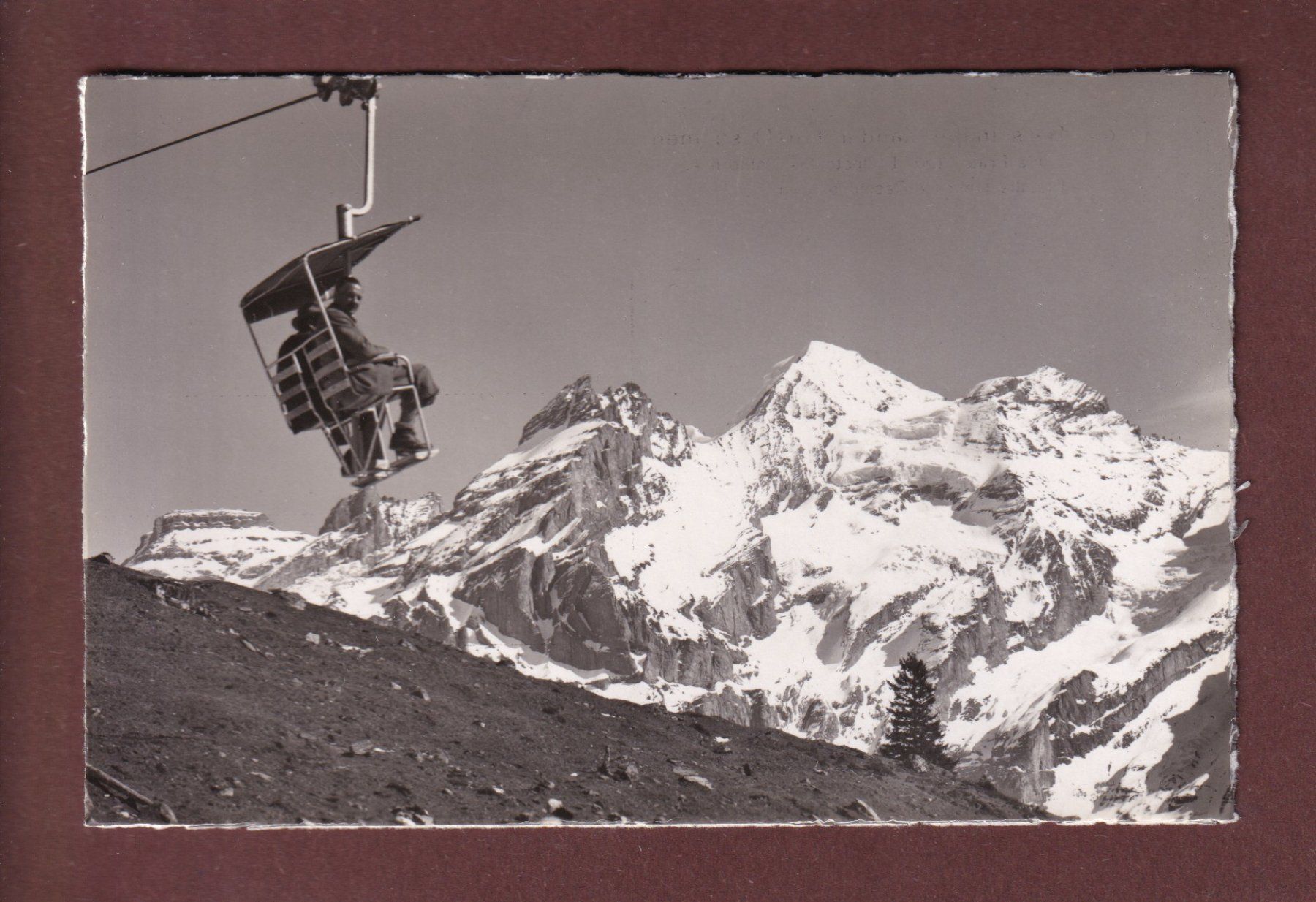 Cartoline postali: Sesselbahn KANDERSTEG-OESCHINEN – Usato da Pully venduto da nicecards-shop