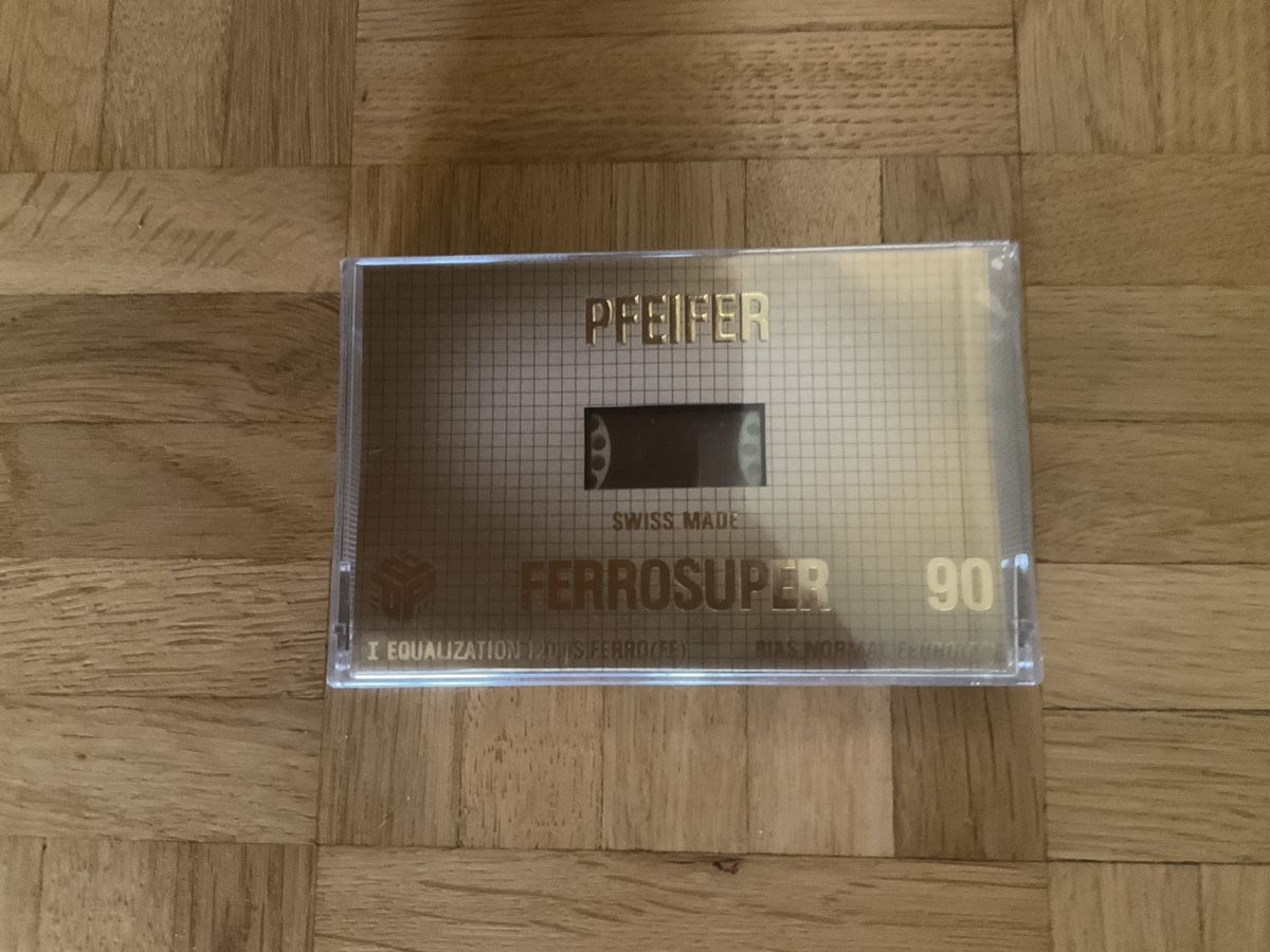 Musicassette: Musikkassette PFEIFER FERROSUPER-swiss made – Nuovo e nell'imballaggio originale da Steffisburg venduto da miatigi