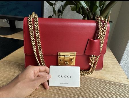 Gucci Padlock Medium - Rot