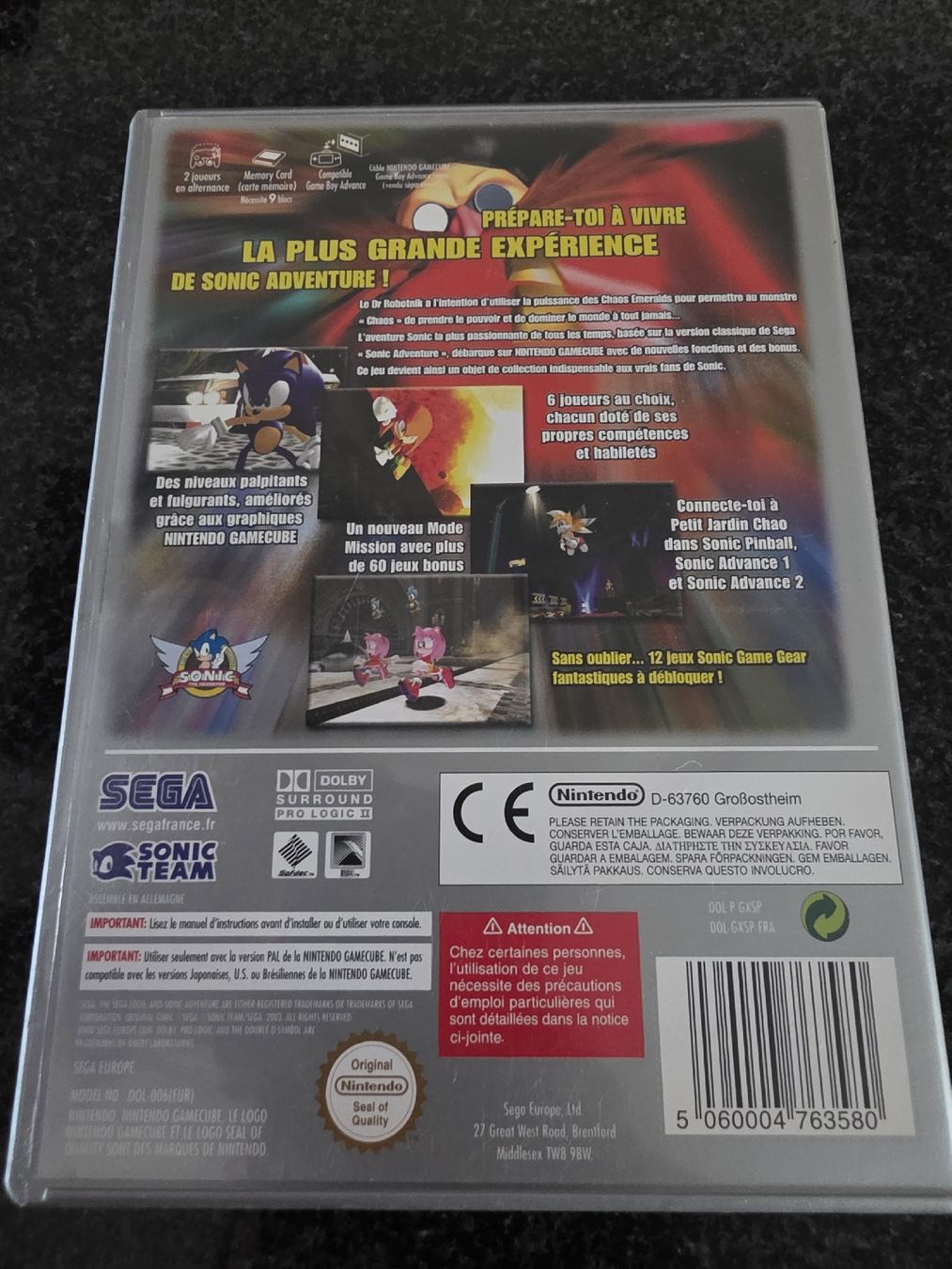 Spiele: Sonic Adventure DX Gamecube – Gebraucht aus Chavornay von Crash37 1