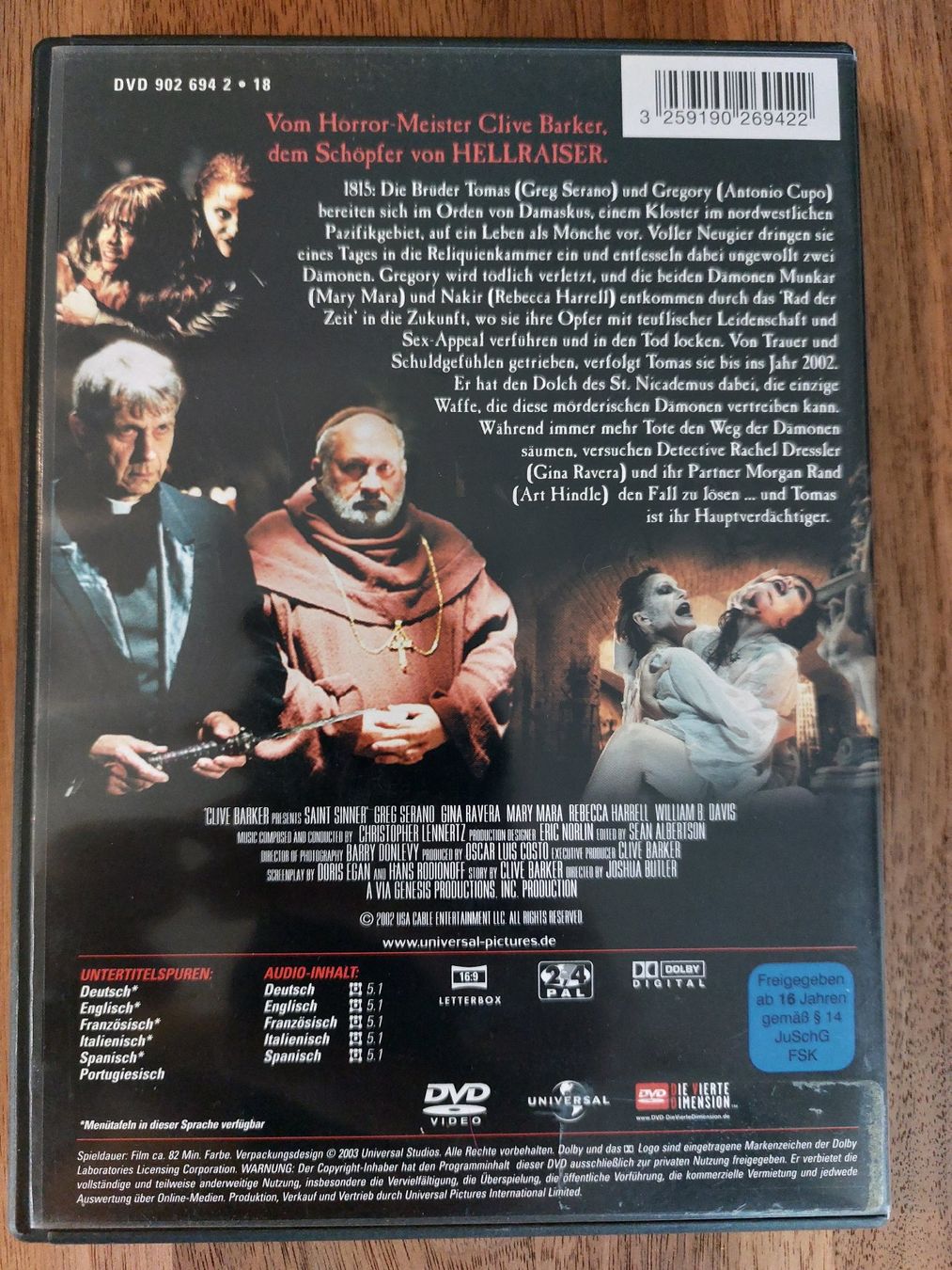 Alle DVDs: DVD - Saint Sinner – Gebraucht aus Rheinfelden von FilmAuktion 1