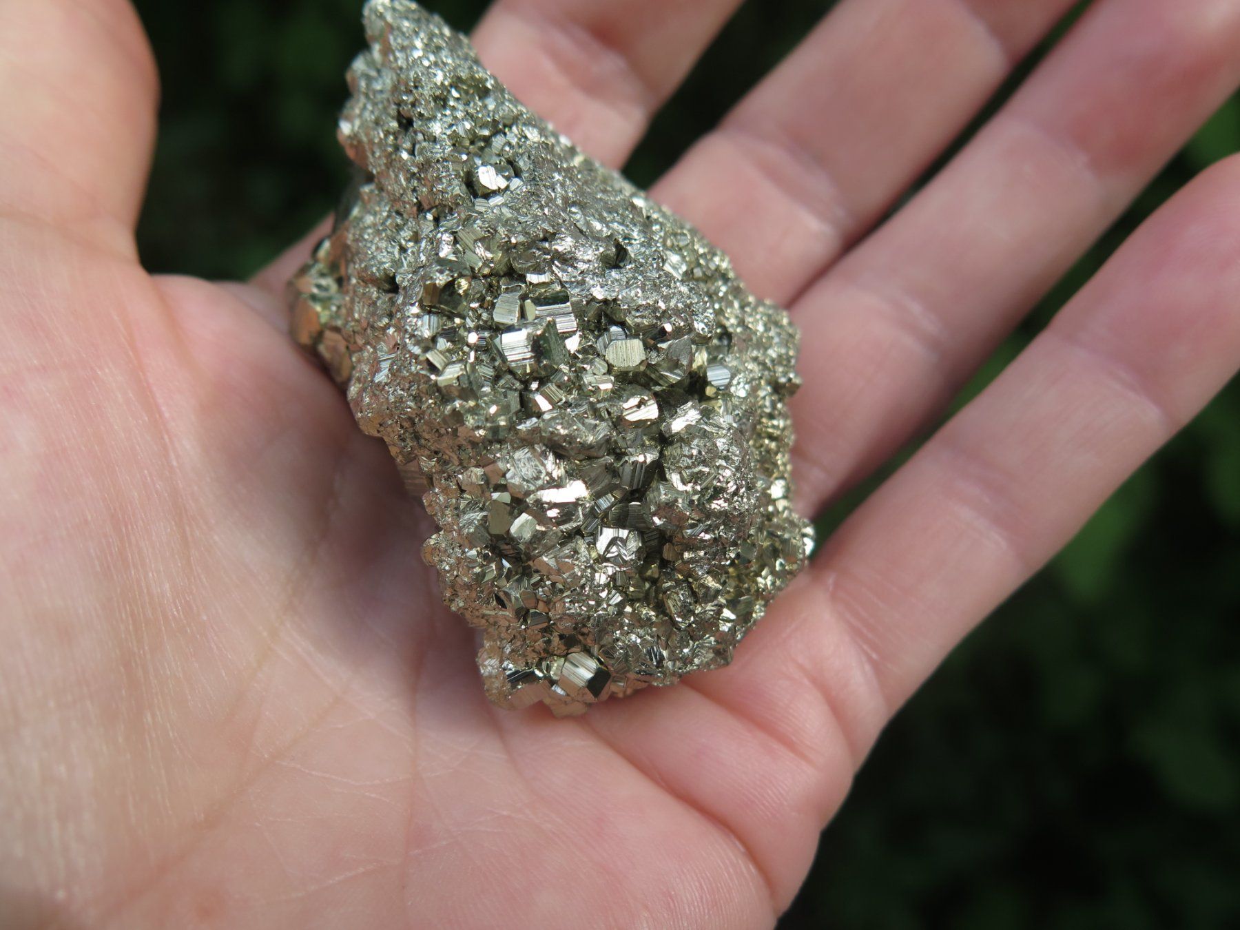 Minerali & Pietre curative: Pyrit Stufe von Peru, Hochglänzend – Usato da Schaffhausen venduto da Yamakana51L8736OQ8 7