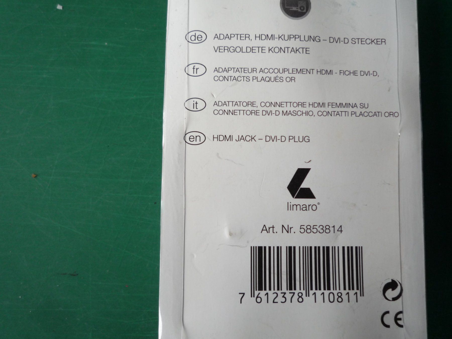 Unità & Adattatore: Adapter HDMI-Kupplung + Wandhalter Clips – Nuovo e nell'imballaggio originale da Rafz venduto da Sonnenblume305 4