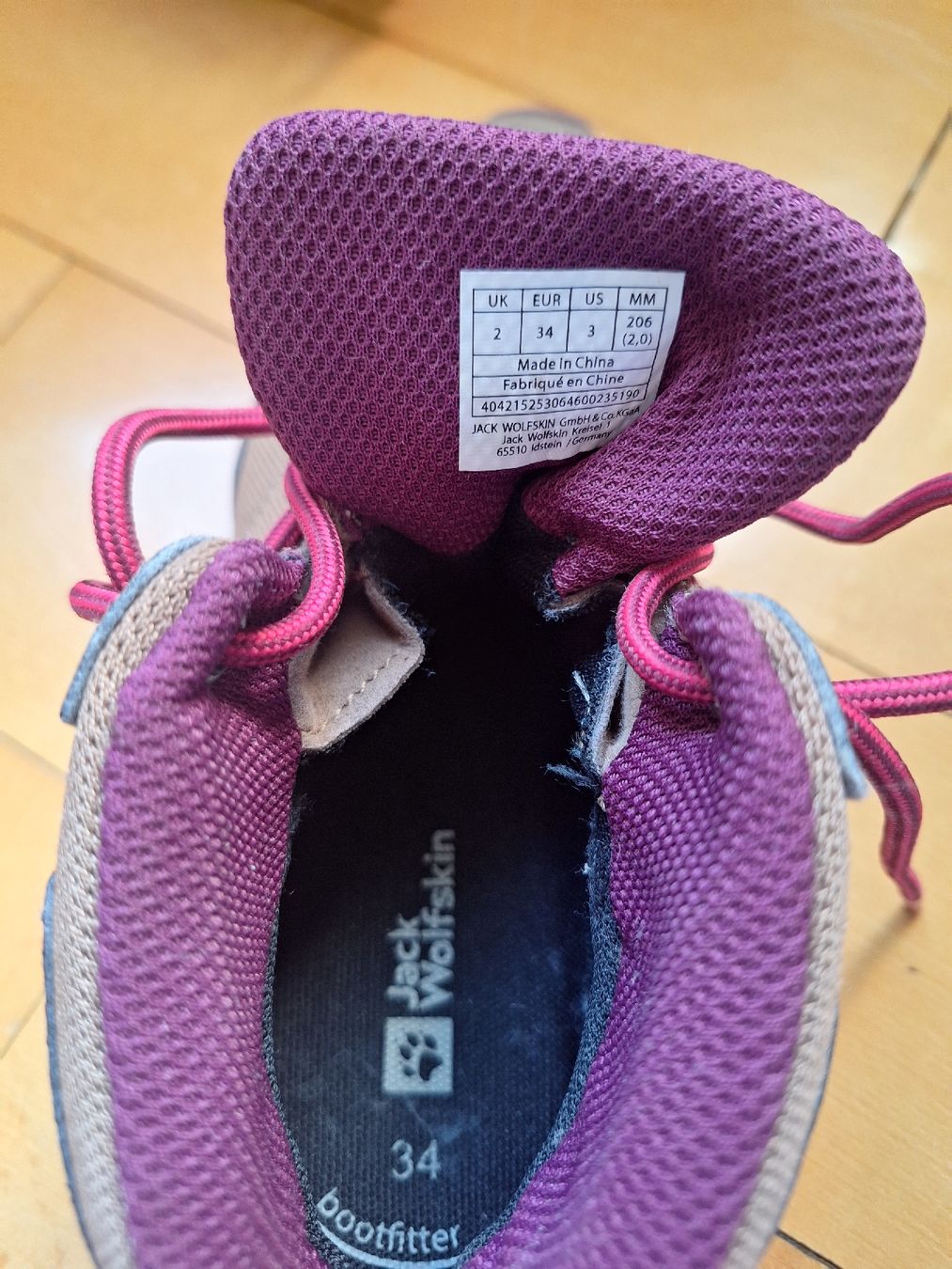 Jack Wolfskin Scarpe per ragazzi: Wanderschuhe Jack Wolfskin Grösse 34 – Usato da Bern venduto da zizzerzazzer 2