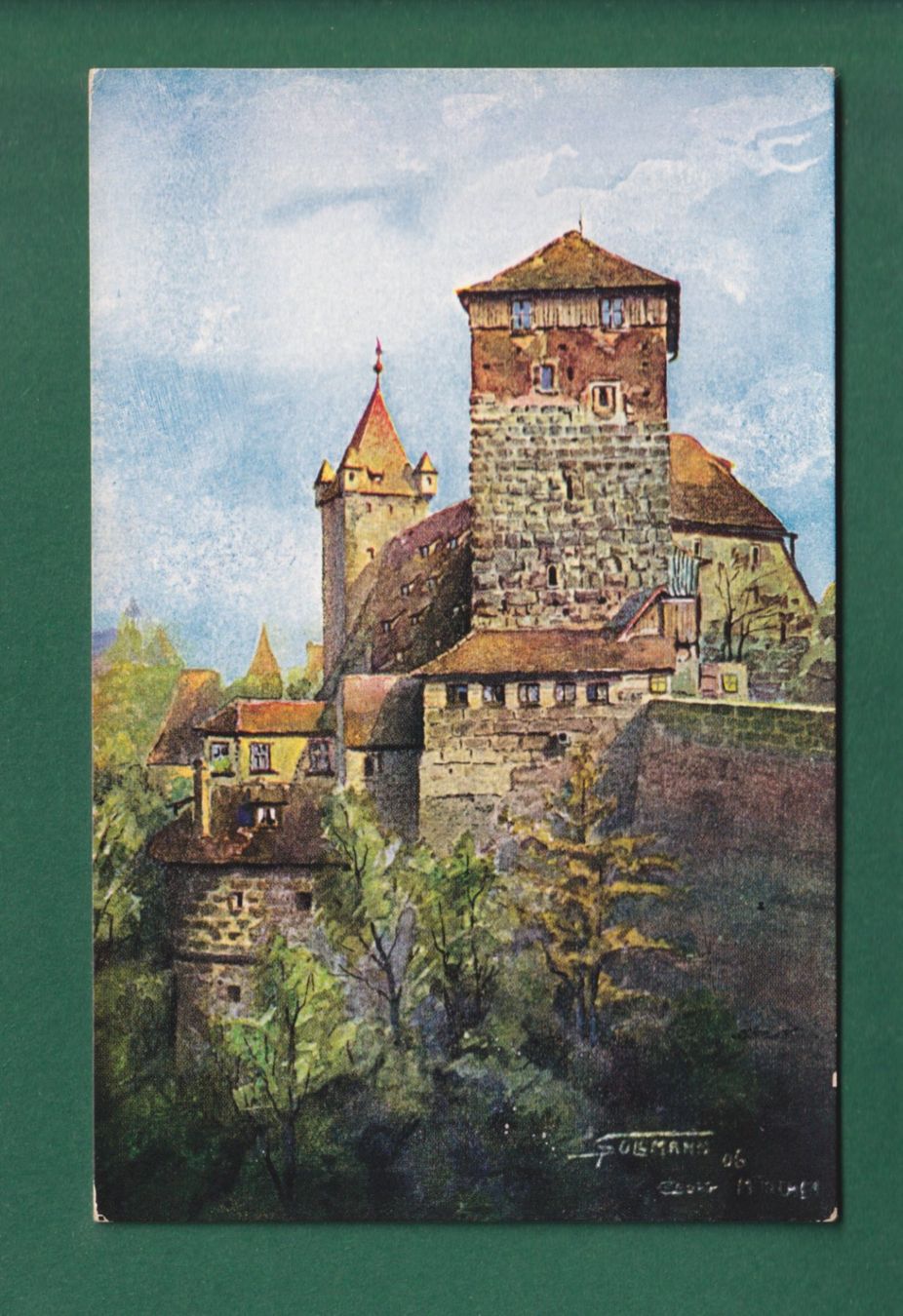 Cartes postales: NÜRNBERG - Fünfeckiger Turm – D'occasion à Pully par nicecards-shop