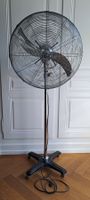 Standventilator Metall Chrom mit Rollfuss