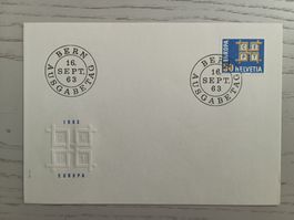1963 FDC Europamarke