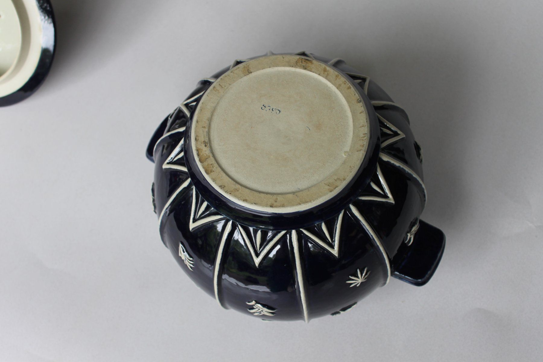 Ciotole: Grosse Merkelbach Jugendstil Dose / Bowle um 1918. – Usato da Bern venduto da secondchoice 6