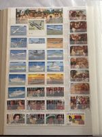 Briefmarken Antigua Barbuda Sammlung gebraucht im Album