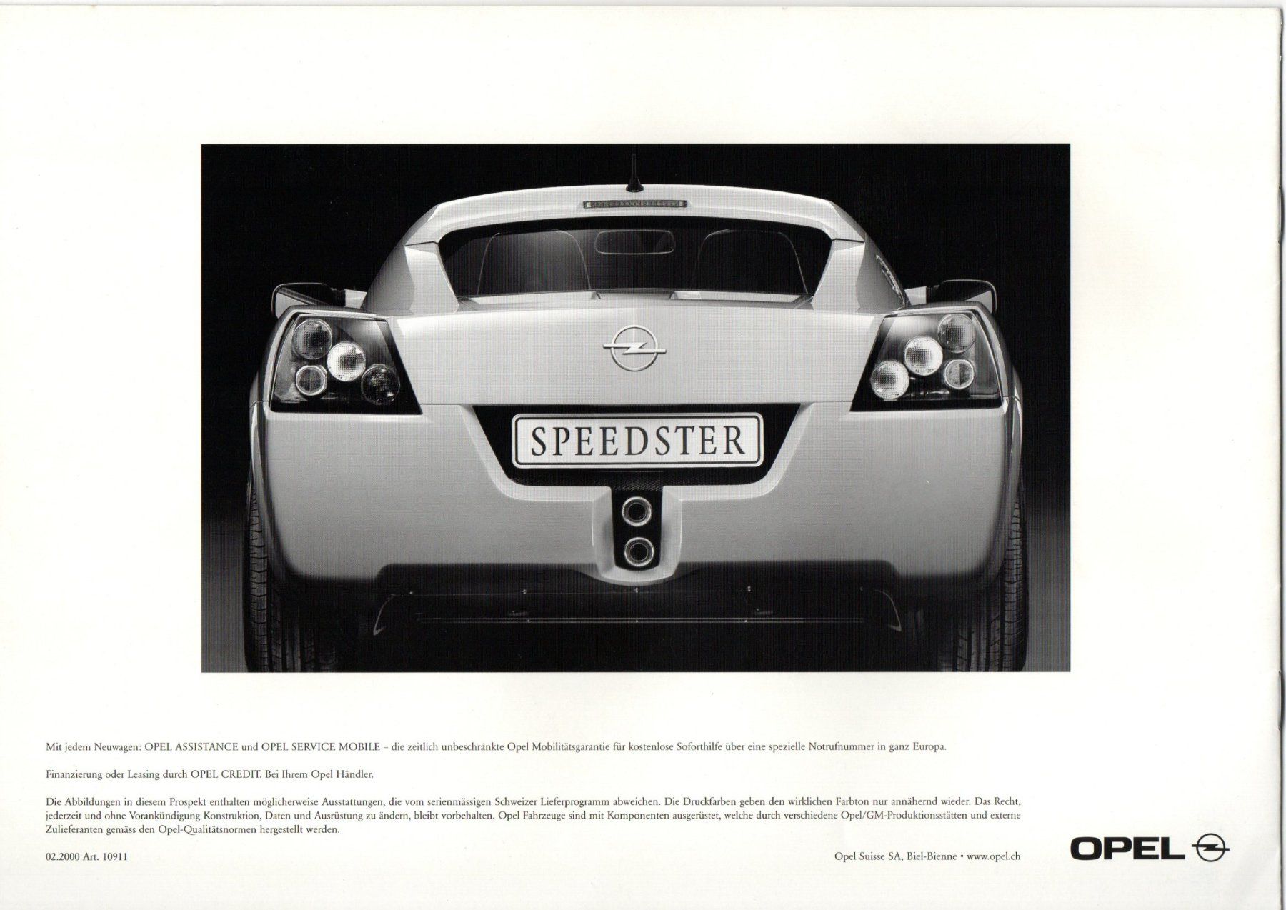 Opel Automobili: Opel Speedster - CH-Originalprospekt – Nuovo (secondo la descrizione) da Malans GR venduto da Chueche427 6