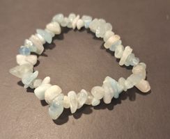 Bracelet pierre aquamarine