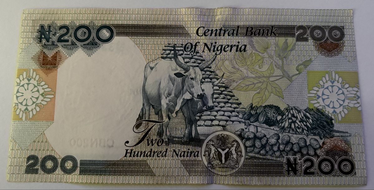 Banknoten: Nigeria 200 Naira 2009 – Gebraucht aus Algetshausen von Carrhard 1