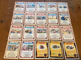20x dos de cartes Crados On recherche et Permis, année 80s