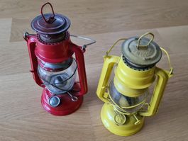 2 Vintage Petroleumlampe Bat 50/60er - Made in GDR DDR