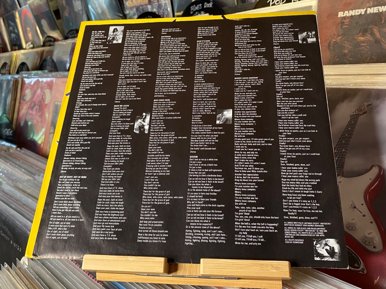 Dischi in vinile: ANTHRAX - STATE OF EUPHORIA...OG EU 1988...VG/VG+ – Usato da Gals venduto da Diskopatshop 2