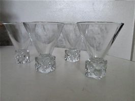 4 Gläser zum Aperitif