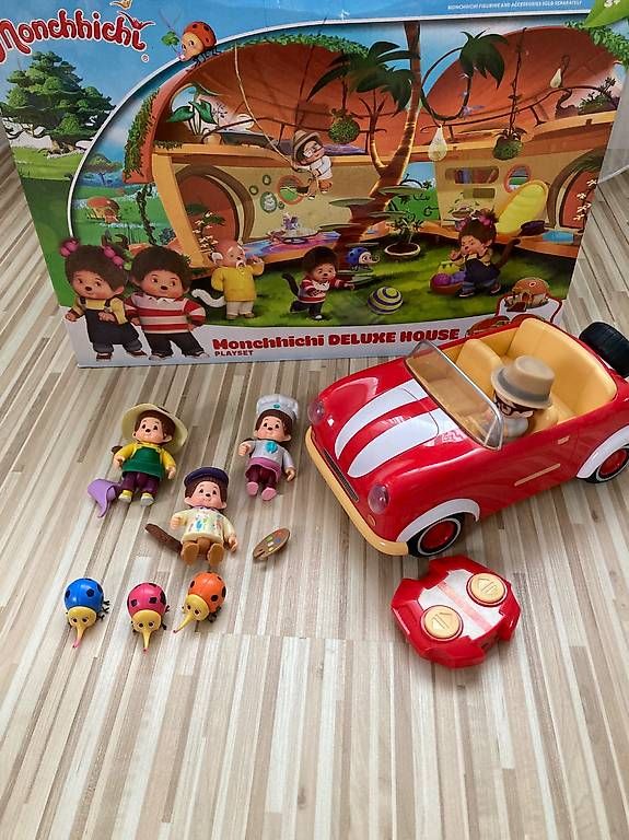 Monchhichi Giocattoli: Monchhichi Set, Ferngesteuertes Auto & Haus – Usato da Arbon venduto da Tschu79