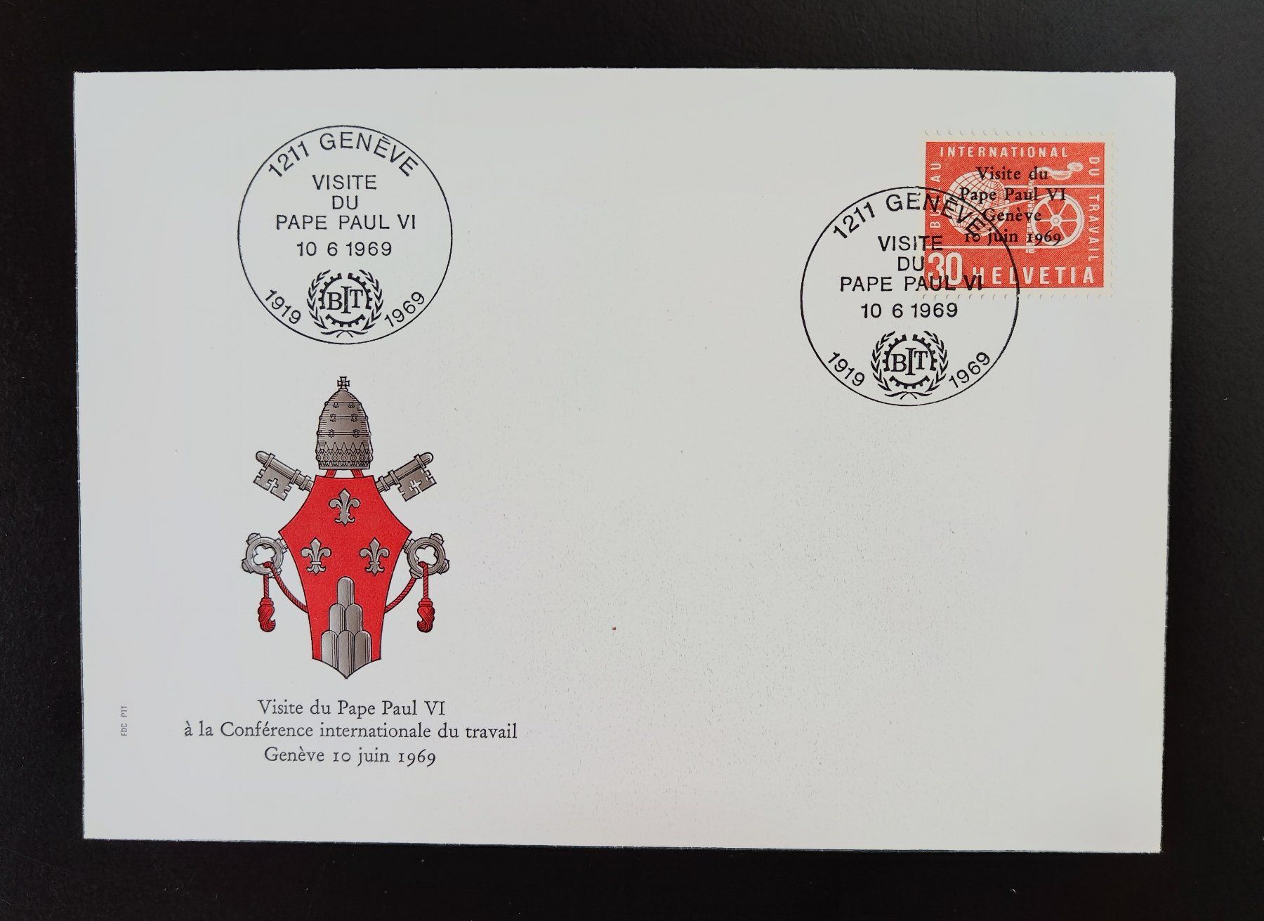 Buste & buste per spedizione: FDC Papstbesuch 1969 Genf, BIT104 – Usato da Lenzburg venduto da Dani_Lenzburg