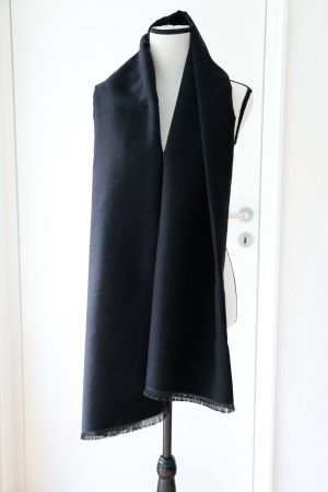 Echarpe Benetton reversible gris et noir neuf